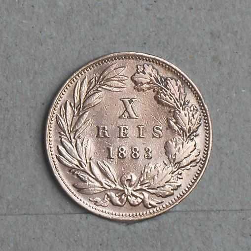 Portugal 10 reis 1883 - olx X10743
