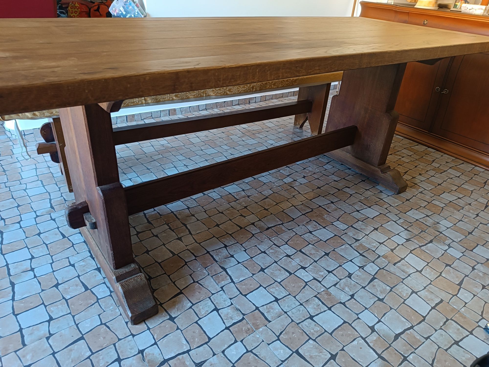 Mesa madeira estilo rústico