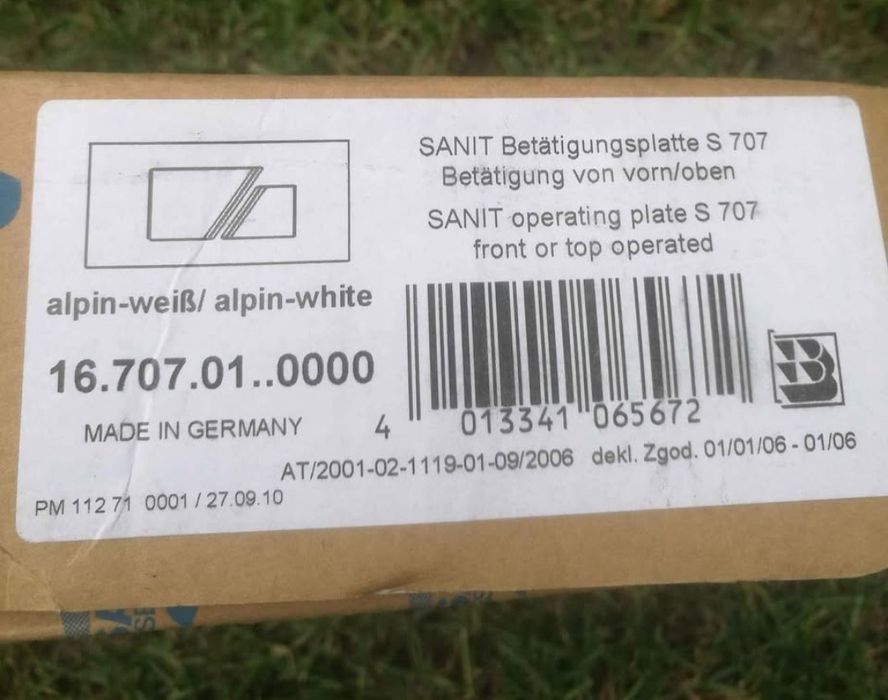Przycisk do spłuczki Santi