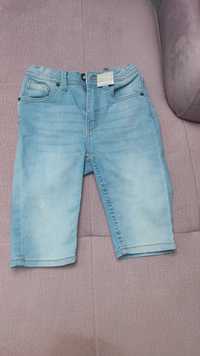 Krótkie spodenki jeans NOWE 140