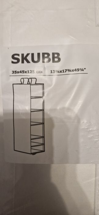 Materialowy, biały regal