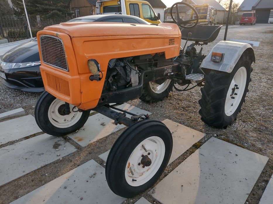 Traktorek ciagniczek kosiarka Fiat 215 Someca 1967 rok