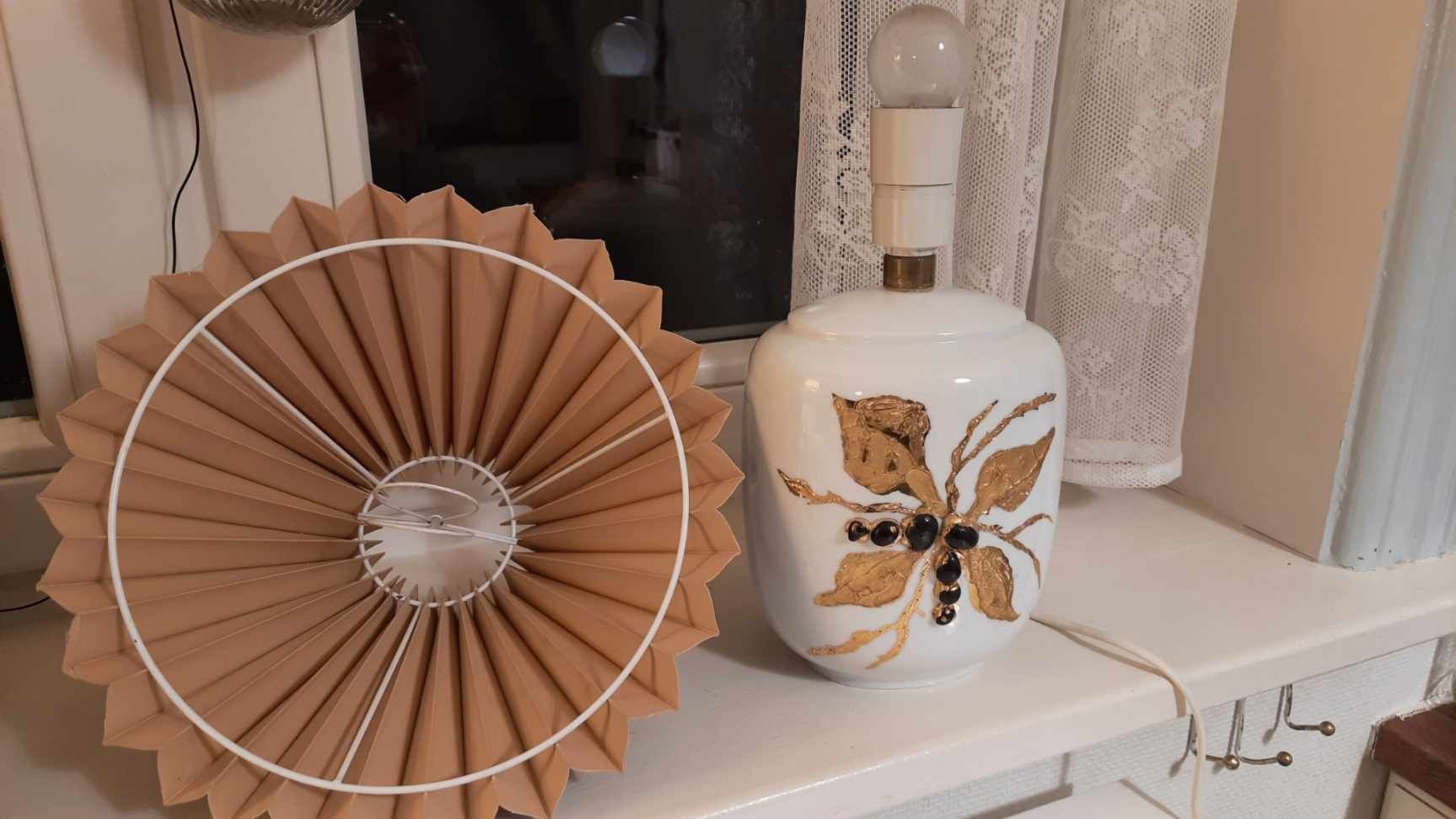 Lampka nocna, ceramiczna