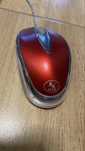 Mysz optyczna A4tech 2x Quick Mouse PS2 PS/2 bordowa