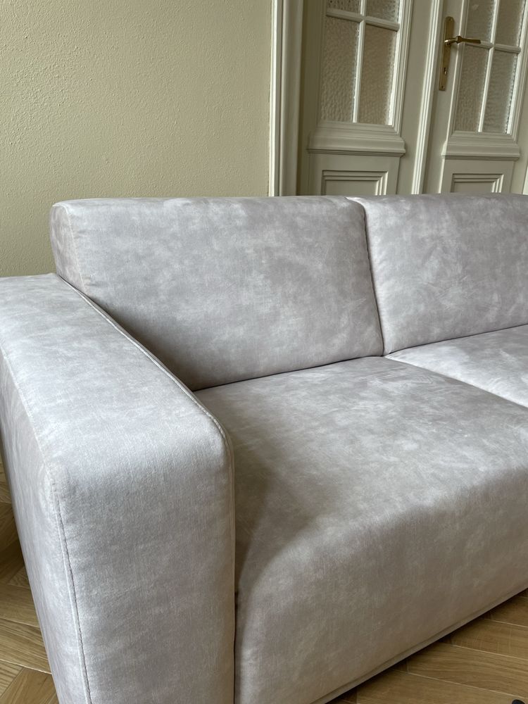 Nowa Sofa beżowa szara 2,5 os 180 cm Mocohome