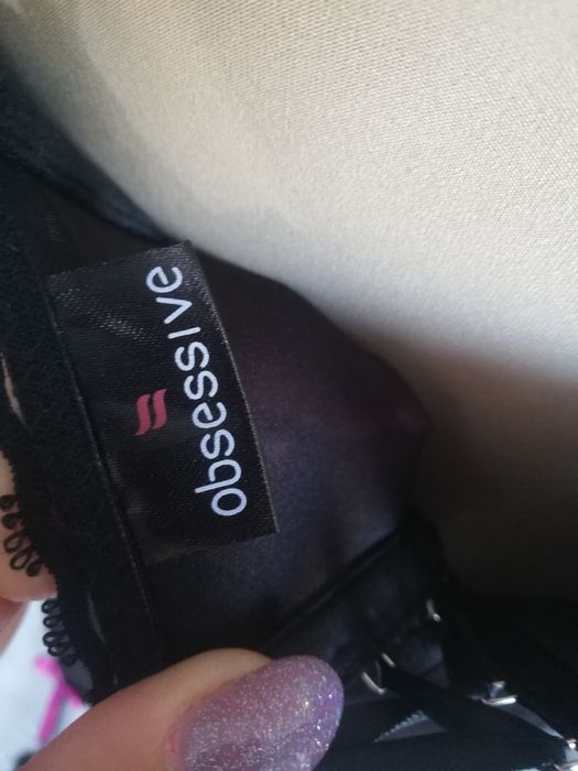 R.L xl gorset czarny damski obsessive seksowny