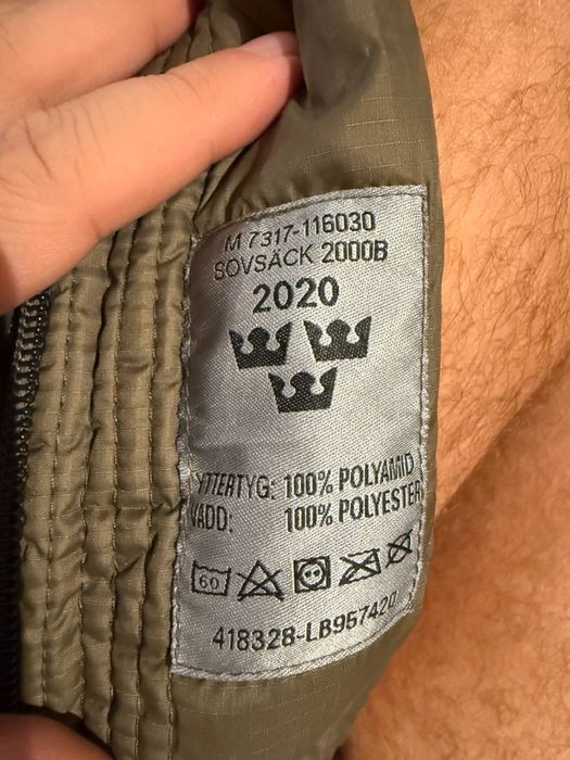 Спальник новий зимовий Швеція 2.2м теплий та класний оригінал