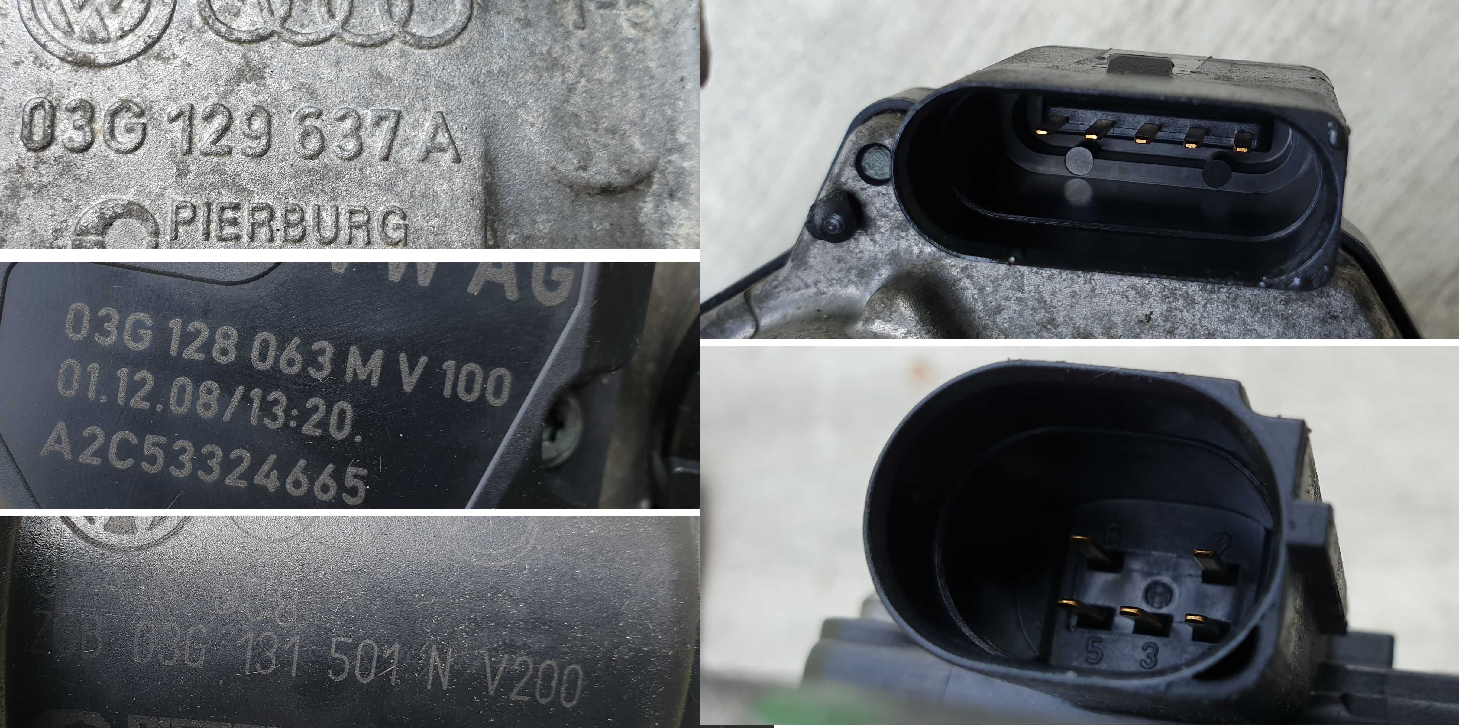 Audi A3 8P 1.9 TDI 105km Zawór egr przepustnica