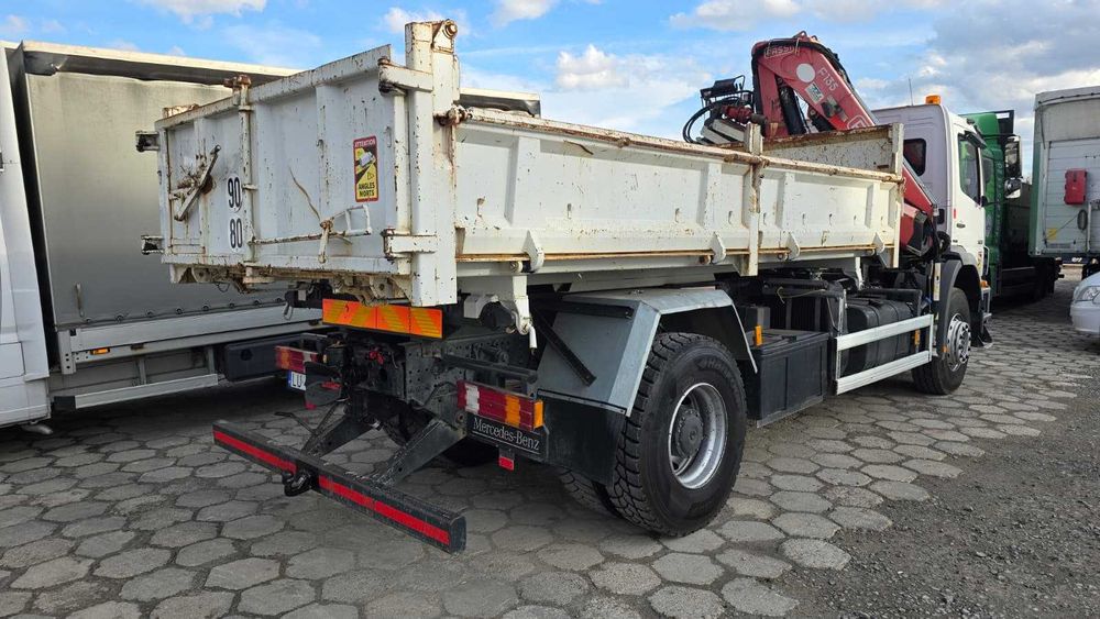 Mercedes Axor HDS pilot FassiF135 Hydroburta Kiper Wywrotka Klapodrzwi