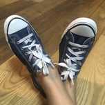 Converse trampki krótkie 37 granatowe wsuwane