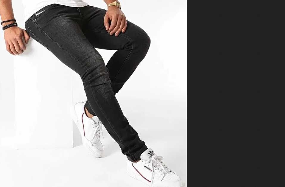 DIESEL SLEENKER X W30 L34 czarne opium rick owens rurki skinny slim