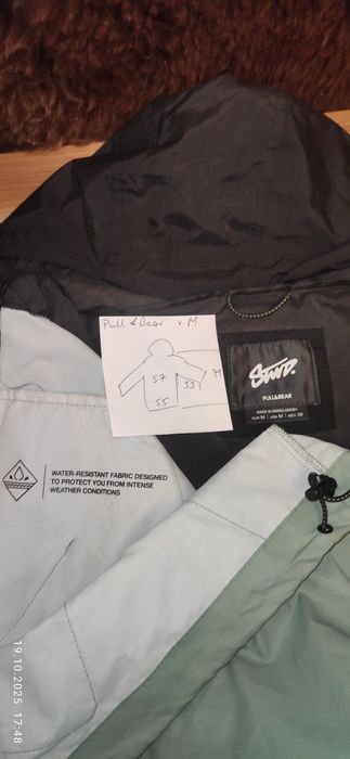 Kurtka przeciwdeszczowa pull& bear r.m