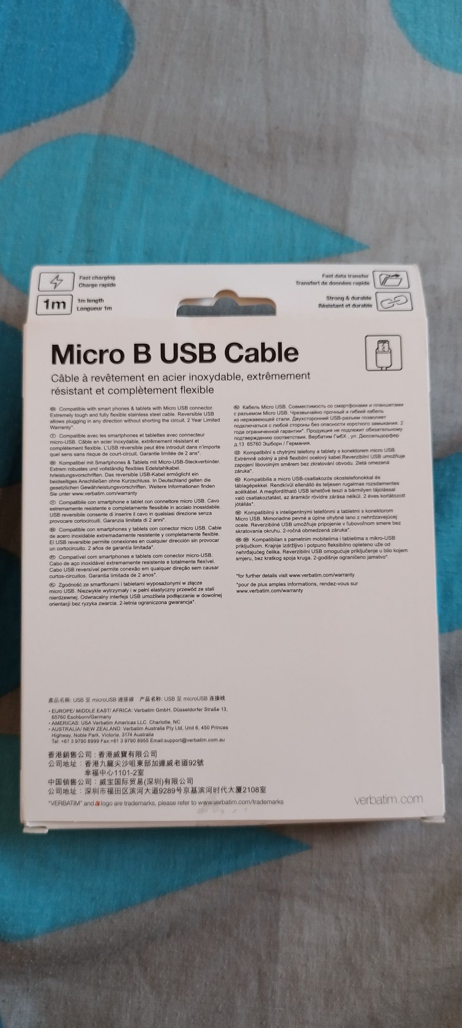 2x Micro B USB 1metro