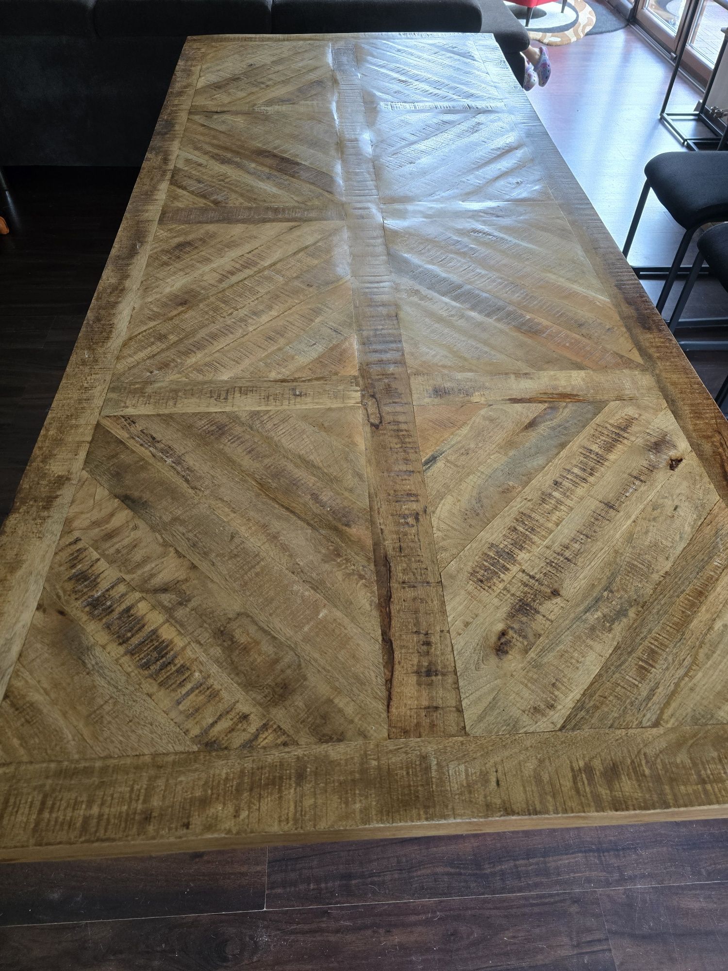 Duży stół Mozaik Mango - 240x100x77