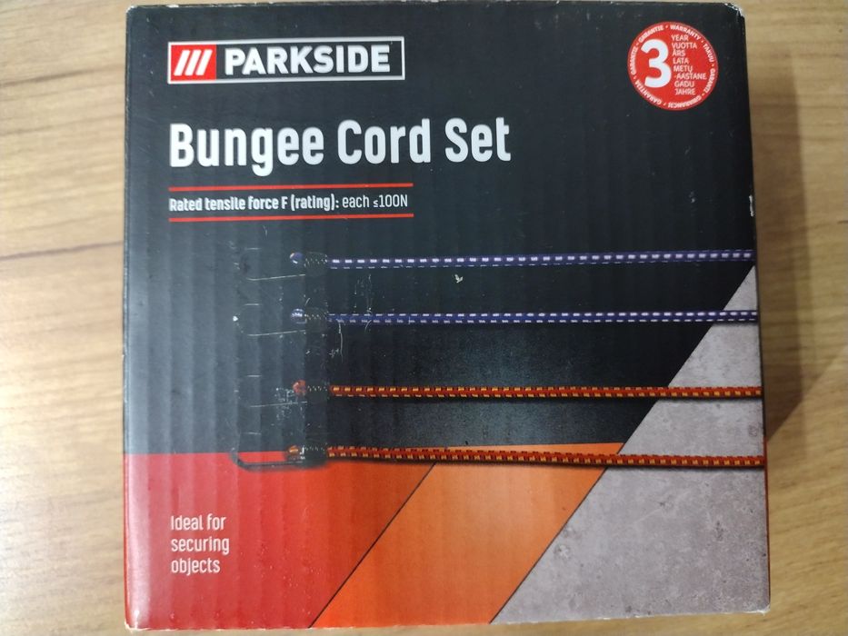 Linki gumy do mocowania bagażu rower auto 4 szt Parkside