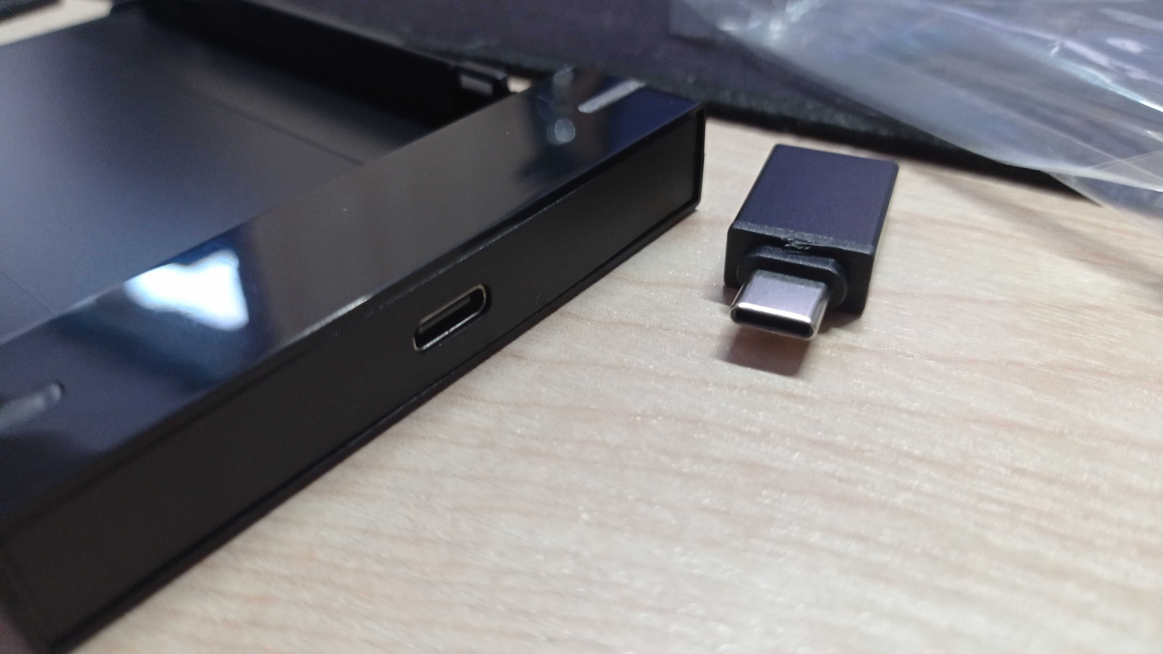 Зовнішній жорсткий диск 500GB USB 3.1 Type C + адаптер для телефону