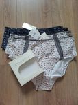 4x Majtki damskie Atlantic, rozmiar XXL, wysoki stan