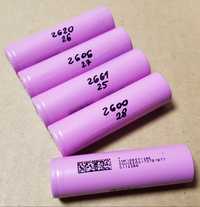 10szt.Baterie,ogniwa,akumulatory Li-ion 18650 INR 26E poj.2600mAh