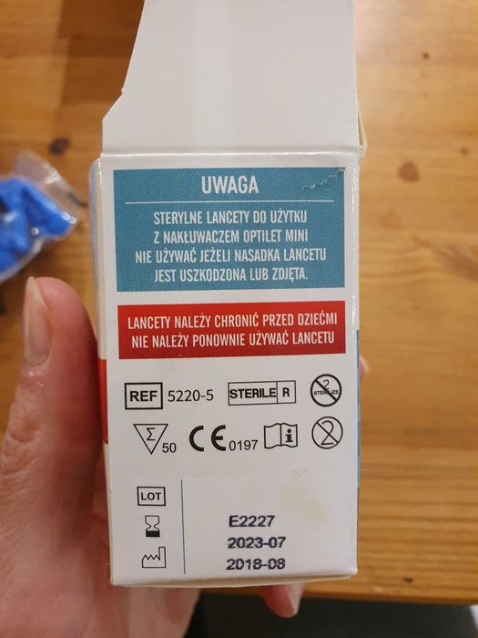 Lancety optilets 55 sztuk