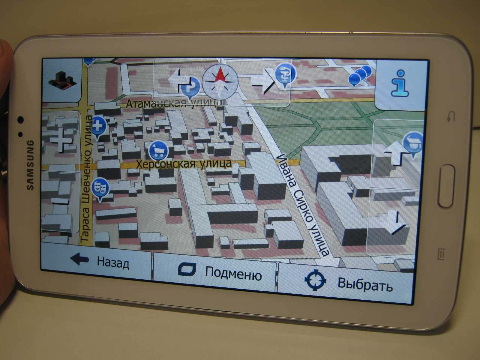 Навигатор-планшет Samsung Galaxy Tab3. IGO Primo, комплект карт 2025г!