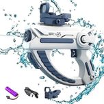 Акумуляторний водяний пістолет Water Space Gun блакитний