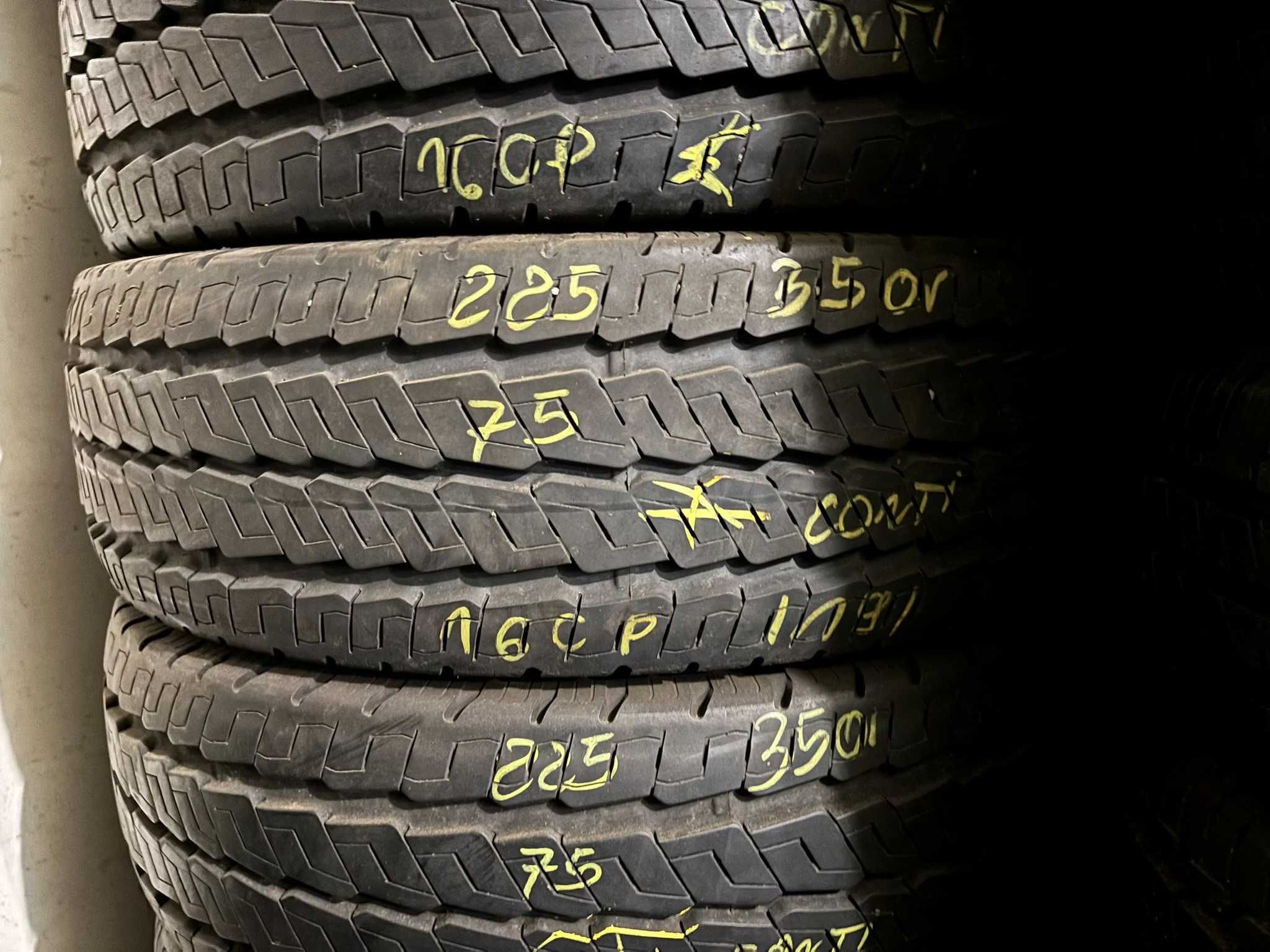 4X OPONY BUS 225/75R16C CP 116R Continental VancoCamper 9.5MM 2018R