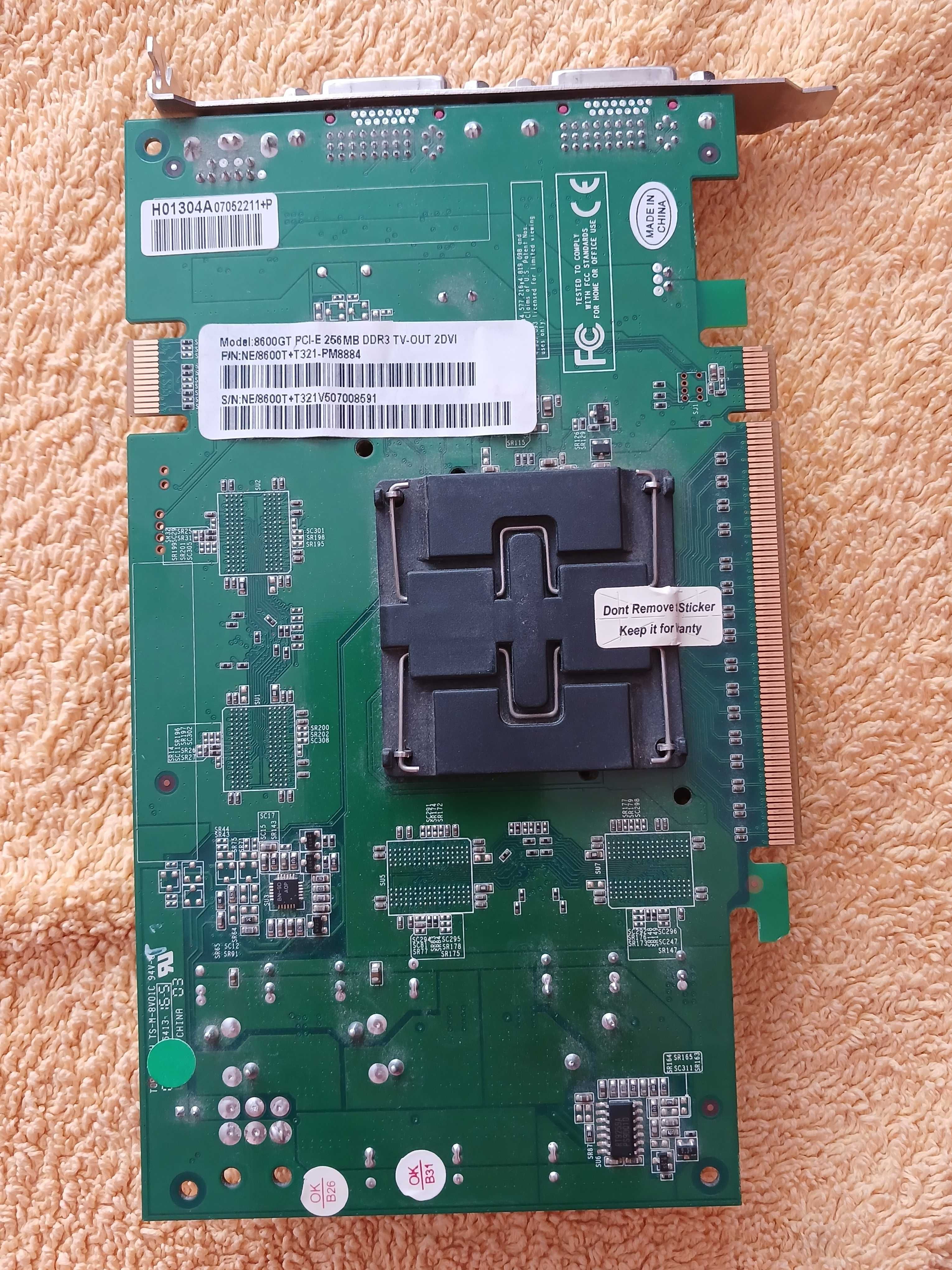 Відеокарта 256MB GeForce 8600GT DDR3