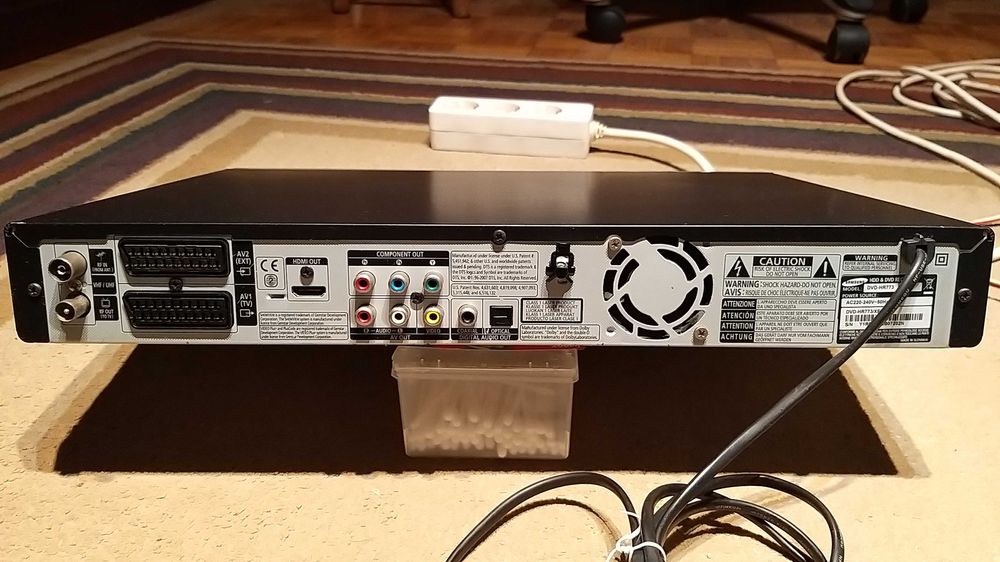 Leitor Samsung DVD-HR773 com Disco Rígido 160GB