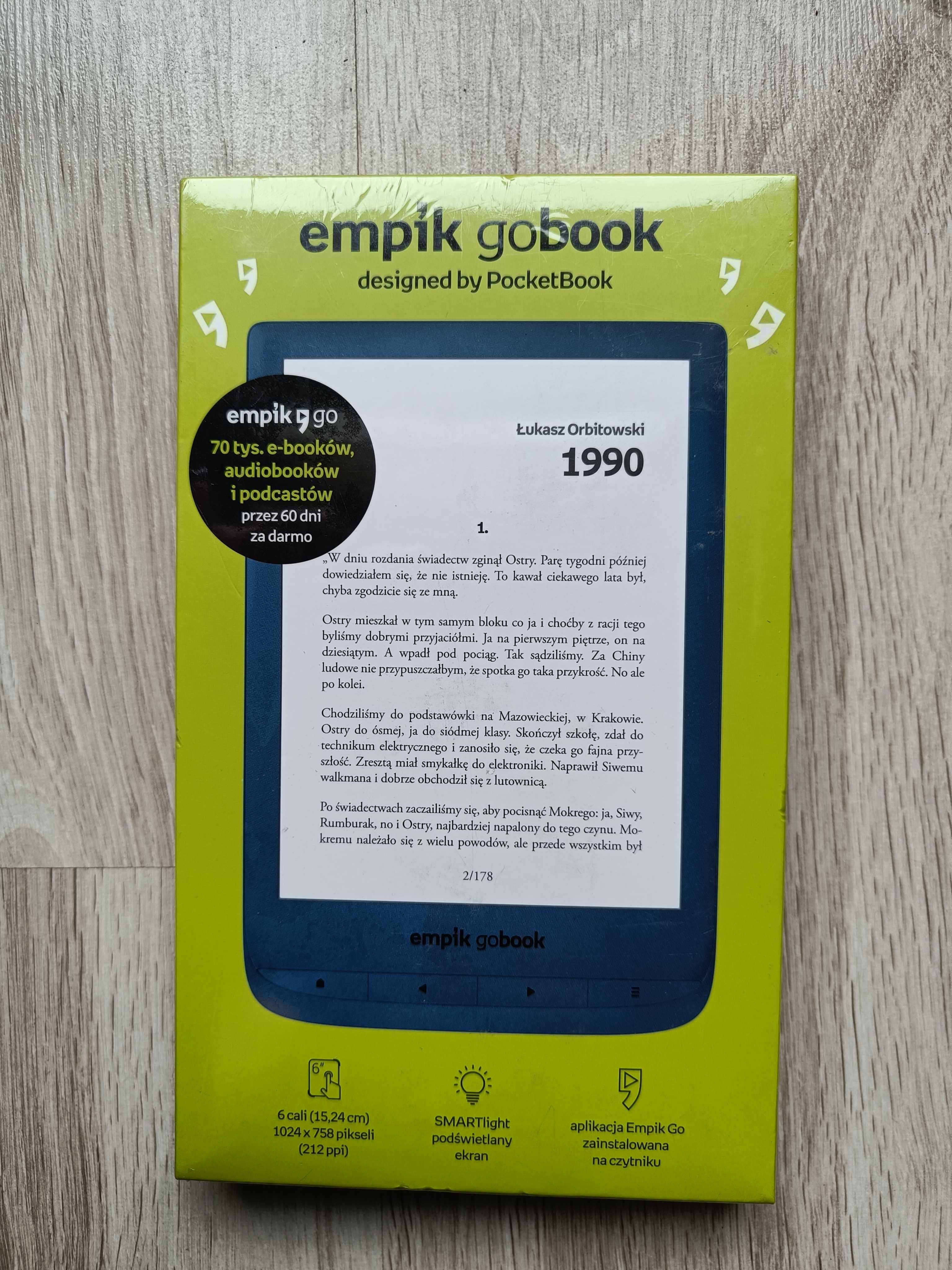 NOWY Czytnik Empik GoBook designed by Pocketbook