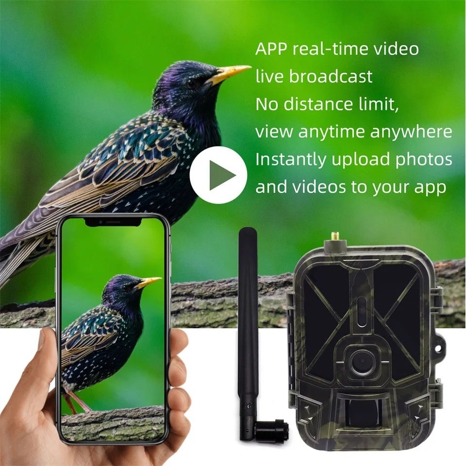 Hc 940 pro camera caça 4G Aplicação