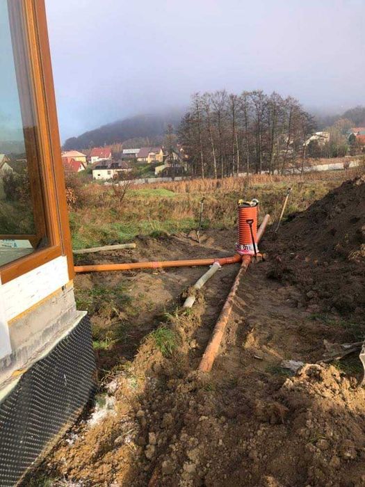 USŁUGI MINIKOPARKA wywrotka utwardzanie wykopy równanie działki drenaż