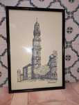 Quadro bordado clerigos