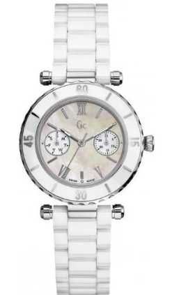 Zegarek Guess Collection I46003L1 34mm Masa perłowa ceramika|LOMBARD