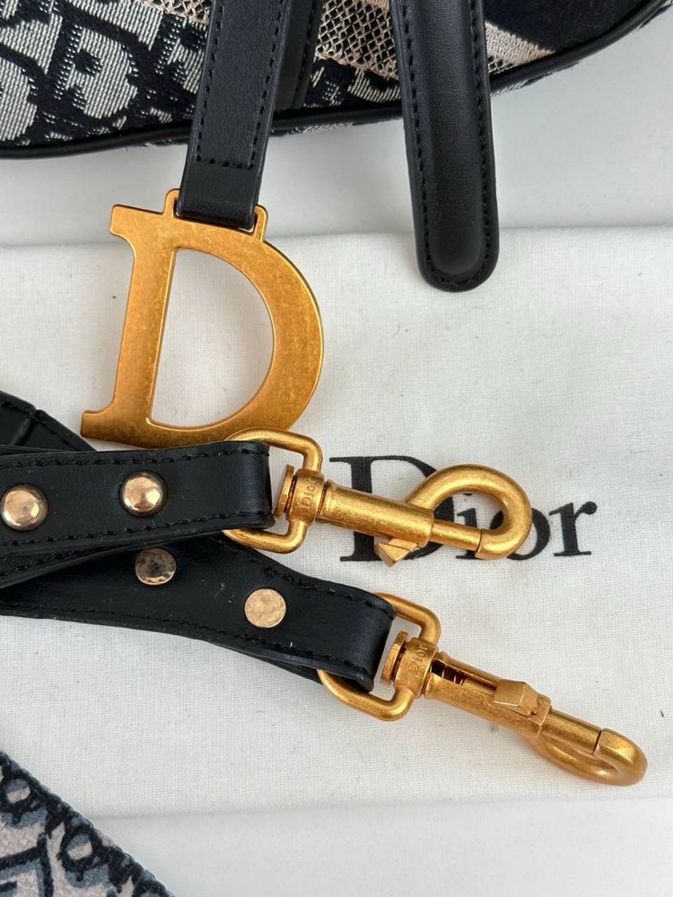 Torebka damska Dior Saddle monogram torba na ramię CD