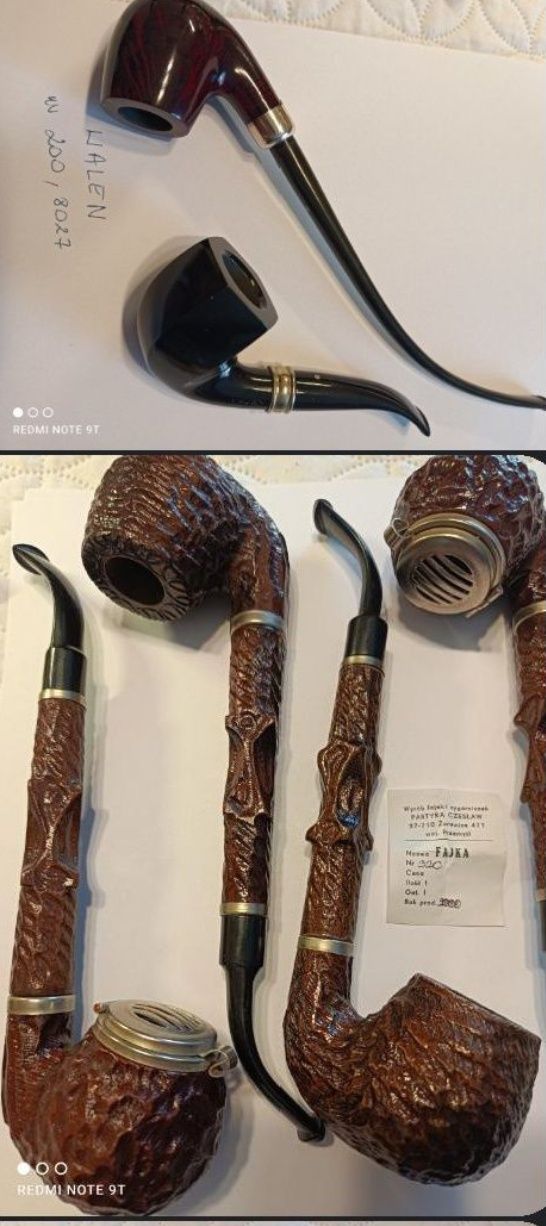 Fajka kolekcjonerska Pipe 46szt. 
M.in.
Sorensen Bergen , Peterson She