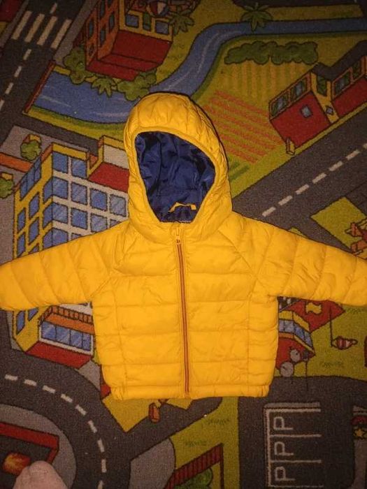 Pikowana kurtka niemowlęca Primark r.68