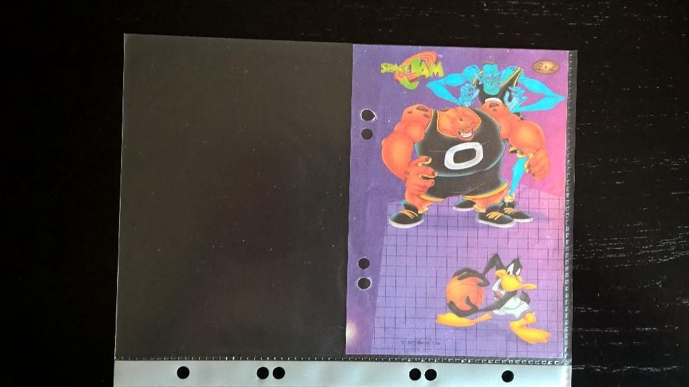 Kolekcjonerkie karteczki do segregatora- Space Jam- Kosmiczny Mecz