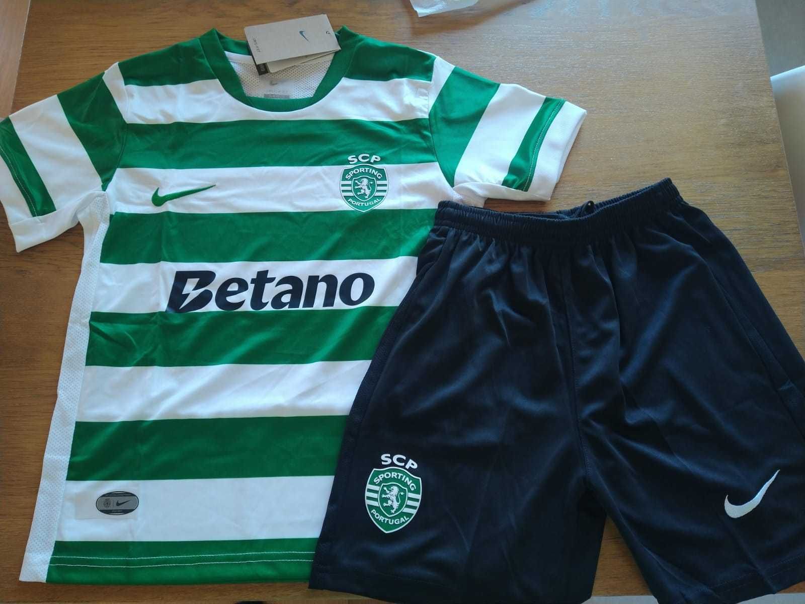 Conjunto criança futebol Sporting nova época 25/26