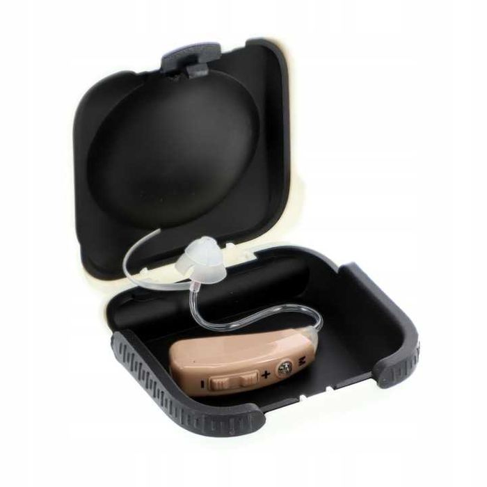 Medyczny nowoczesny aparat słuchowy KREXUS z akumulatorem NOWY !!