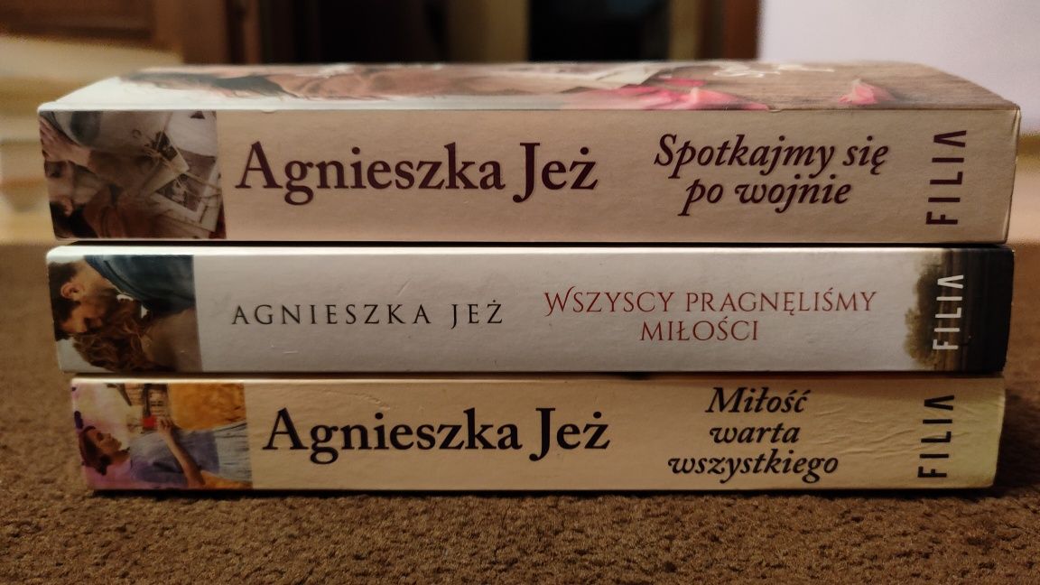 Agnieszka Jeż trylogia