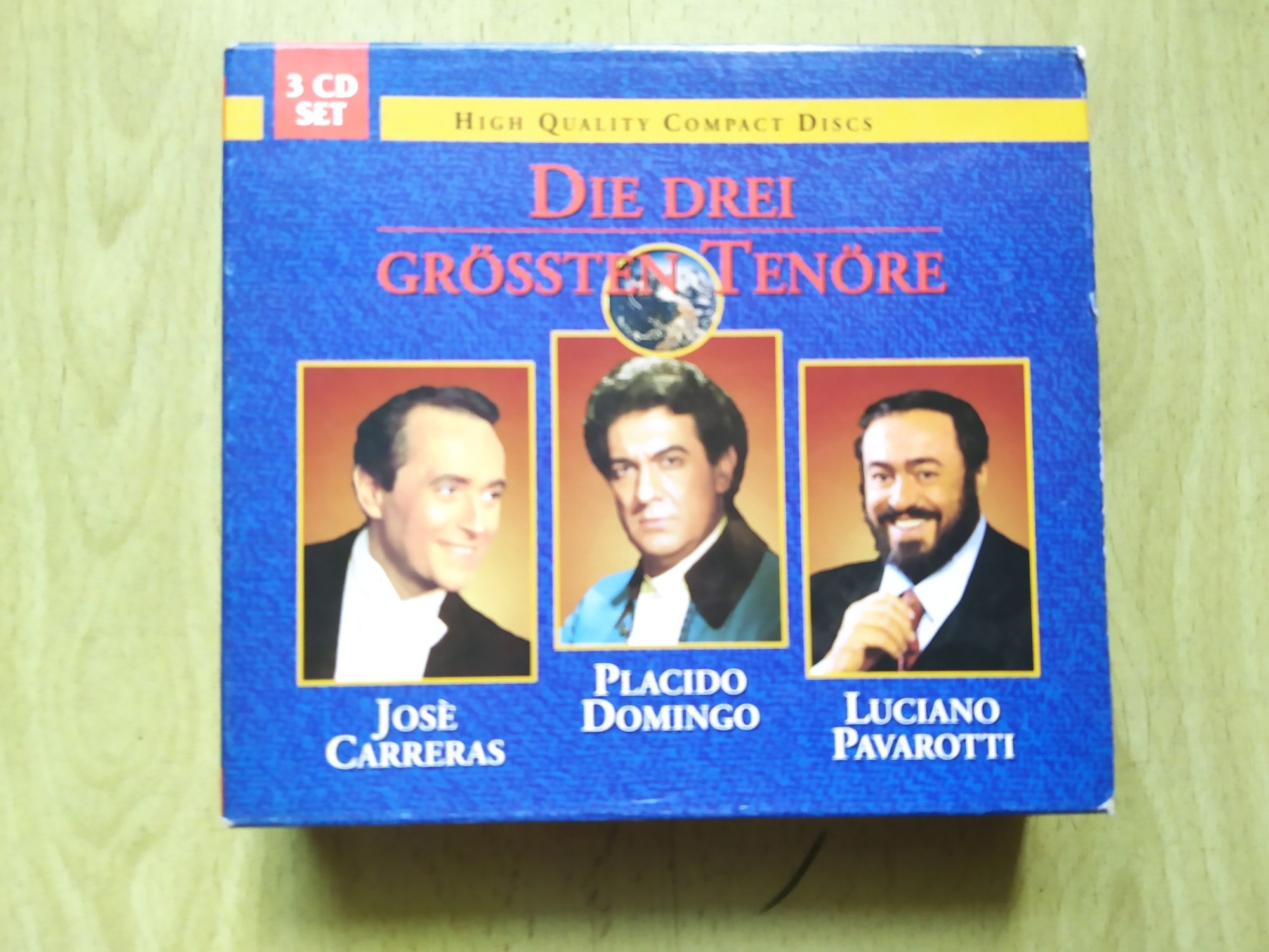 Die drei tenore Trzej tenorzy Pavarotti Carreras Placido Domingo 3 CD