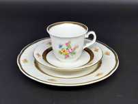 Filiżanka trio porcelana Thun NATALIE Czechoslovakia vintage