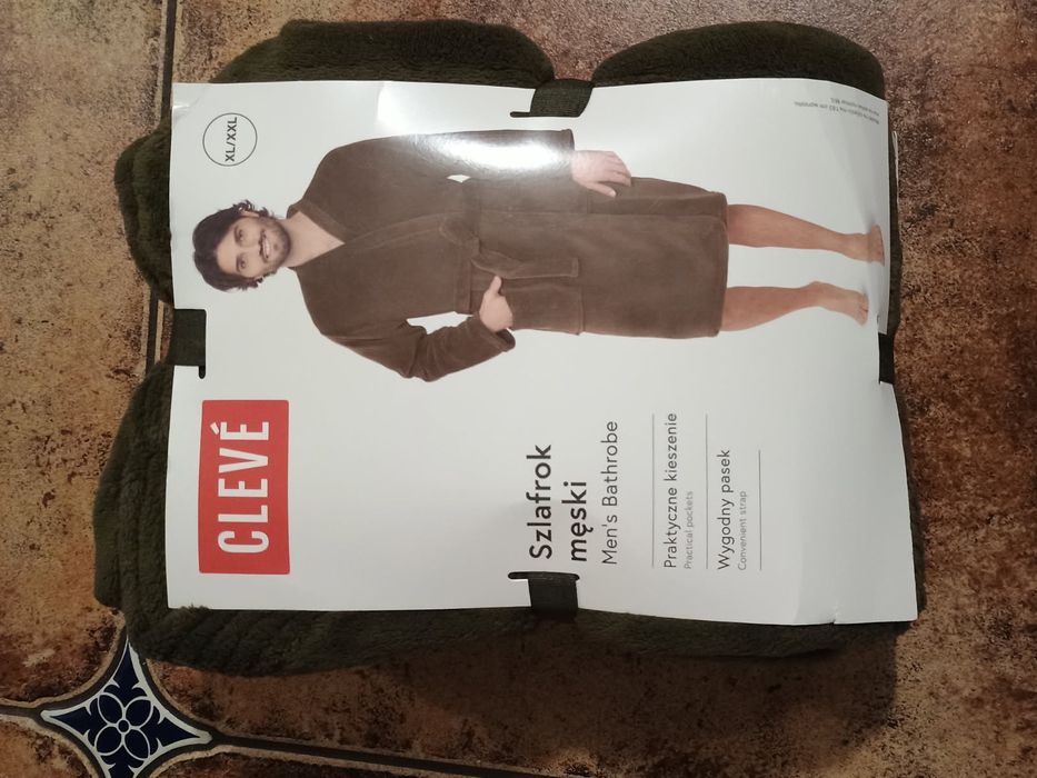 Nowy męski szlafrok rozmiar XL/XXL