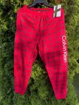 Женские штаны джоггеры calvin klein (ck red joggers) c америки m,l