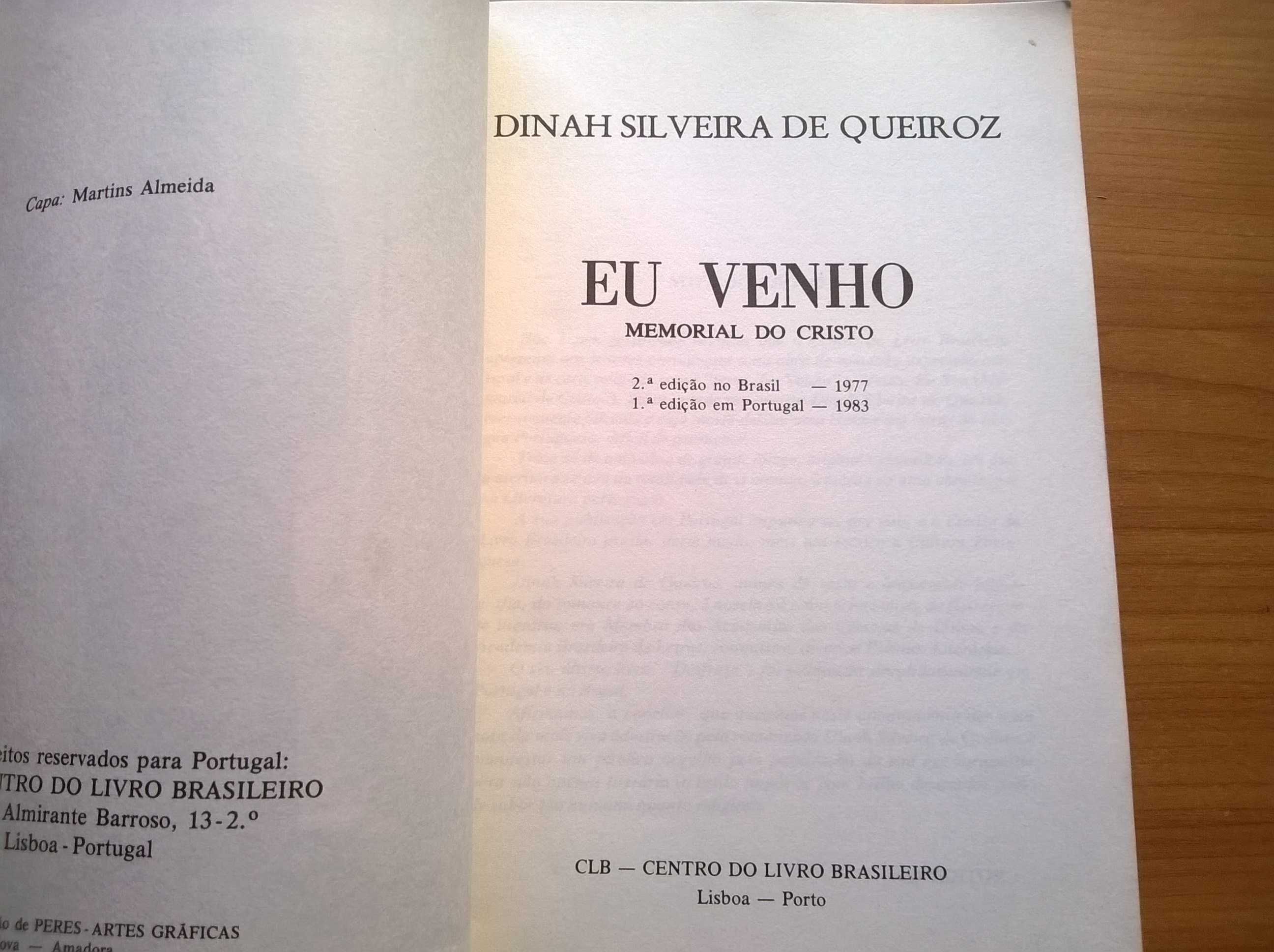Memorial do Cristo - Dinah Silveira de Queiroz (portes gratis)