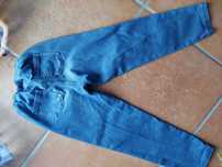 Jeans de menina tamanho 3/4
