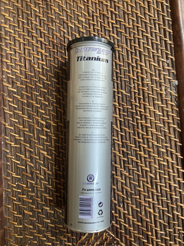 12 Bolas ténis Dunlop Titanium