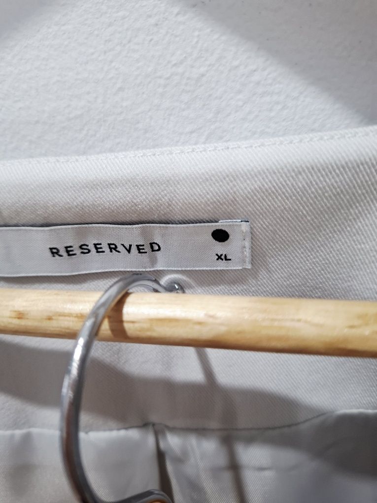 Garnitur damski marynarka kamizelka spodnie Reserved szary xxl 44