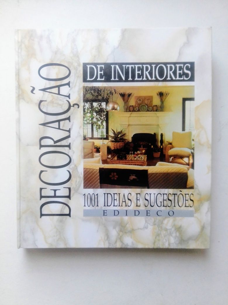 Livro Decoração de interiores.