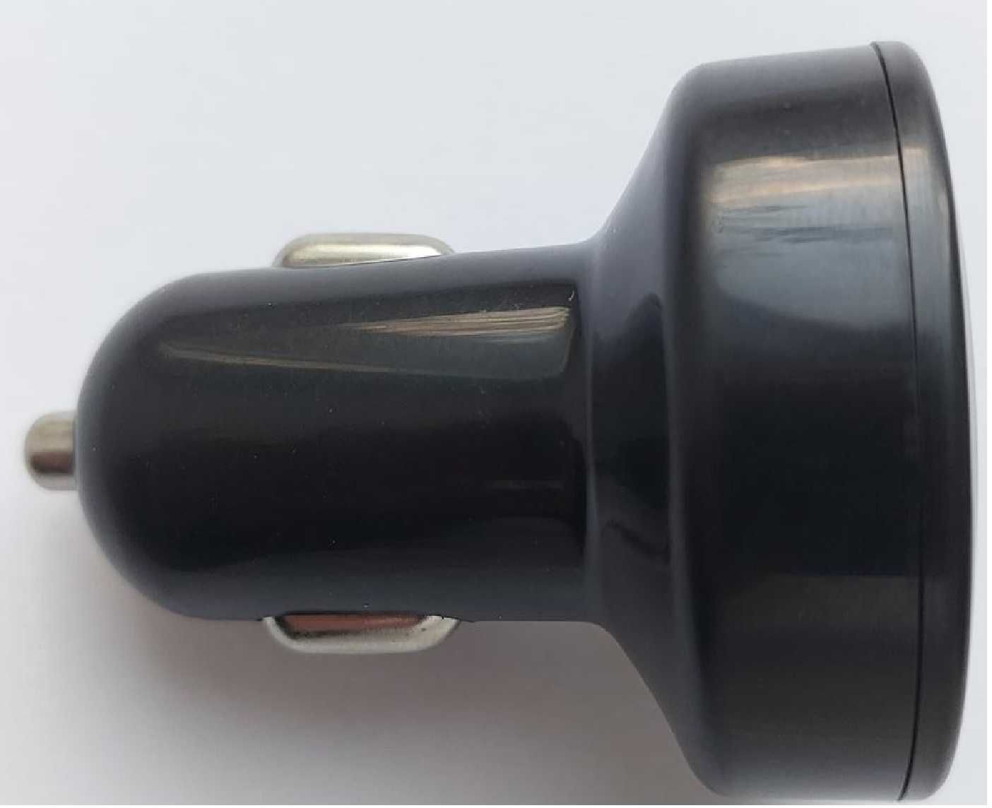 Автомобільна зарядка з вольтметром у прикурювач, 4 USB